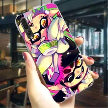 Жесткий чехол для Huawei P10 Splatoon Case для mate 20 Case 10 Pro P8 P20 P9 Lite Mini P Smart Back с узором кожи