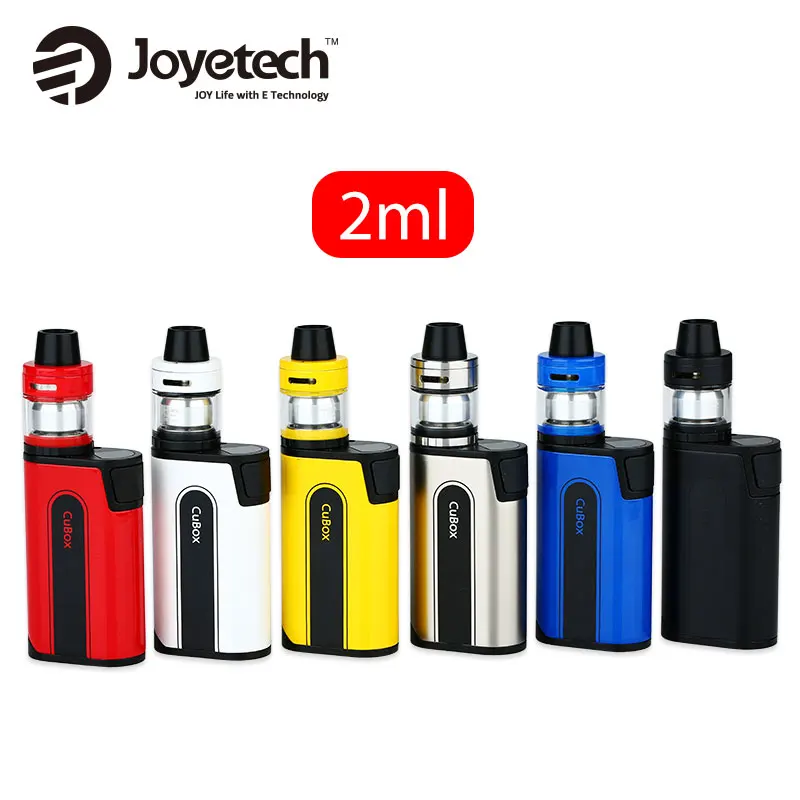 100% Оригинал Joyetech cubox с Cubis 2 комплекта 2 мл емкость бака распылитель VS Joyetech cubox mod все в одном батарея электронные сигареты