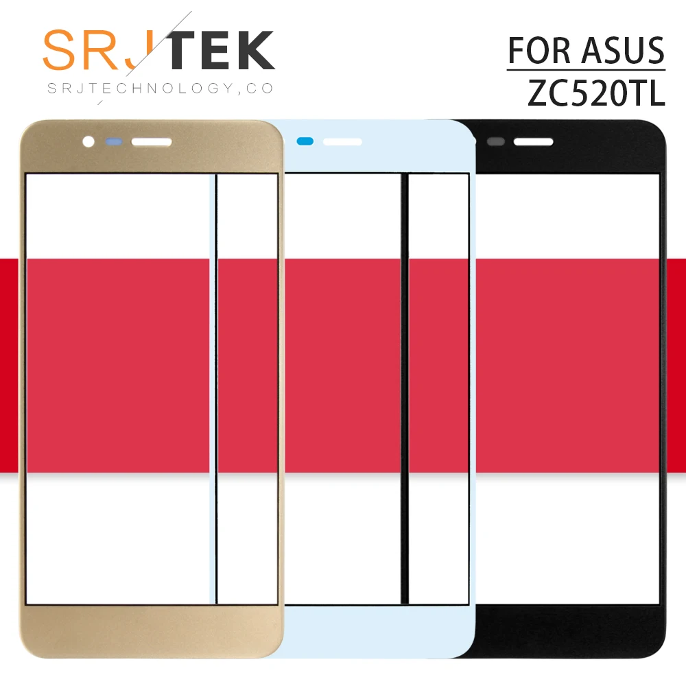 Srjtek 5 2 дюйма для ASUS Zenfone 3 Max ZC520TL X008D внешний стеклянный передний экран на замену
