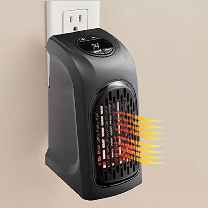 Mini Portable Electric Handy Plug-In Heater Hand Warmer Wall Heater Hotel Kitchen Bar Bathroom EU UK Plug Electric Radiator