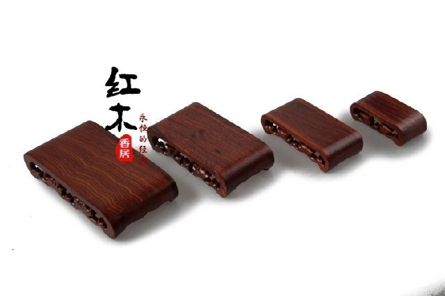 

Красный сандаловый старинный чайник, полый резной Нефритовый камень, ювелирные изделия * Основание прокрутки