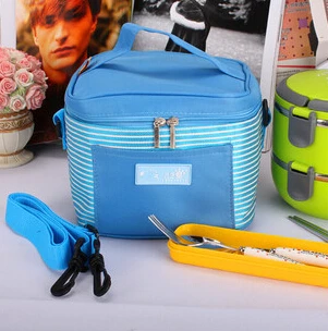 Уличная сумка для ланча Bolsa Lancheira Termica Термальность сумка маленькая Портативный изолированная сумка-холодильник для ланча для переноски сумка Ланч-бокс для детей - Цвет: Blue