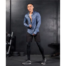 M-xxxl Мужская Спортивная тренировочная спортивная куртка с капюшоном дышащая уличная куртка для фитнеса на молнии Светоотражающая дизайнерская баскетбольная ткань