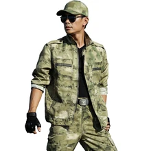 Армейский Военный Тактический Камуфляжный костюм для мужчин одежда Повседневная куртка+ брюки SWAT Солдат Охотник наборы карго костюмы CS