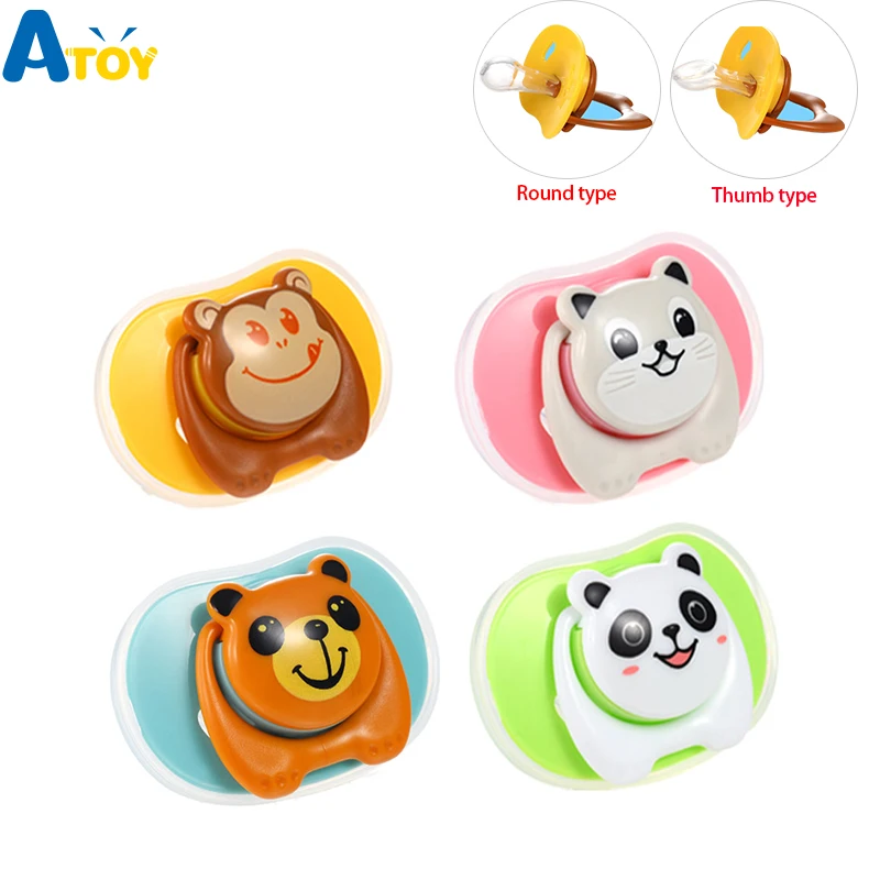 

Food Grade Silicone Funny Baby Pacifiers Nipple Teethers Toddler Pacifier Orthodontic Soothers Teat for Baby Pacifier Gift Sooth
