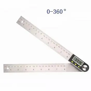 

10 pcs 0-200 mm Stainless Steel Digital Angle Ruler Finder Meter Protractor Inclinometer Goniometer Angle Gauge Angle Ruler