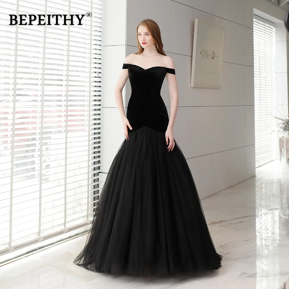 Robe De Soiree Mermaid Long Evening Dress Court Train 2018 ...