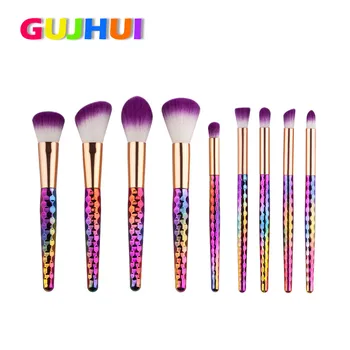 

9PCS Make Up Foundation Eyebrow Eyeliner Blush Cosmetic Concealer Brushes 4.4
