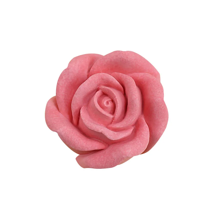 Silicone Plaster Flower Molds Handmade Soap Molds Fondant Flower Cake Molds Gypsum Rose Molds