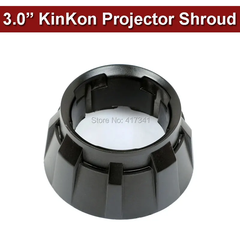 

Free Shipping 3 Inches hid Projector Lens Shroud for HL Bosh 3 Inches Projector Lens High Temp Resistant black Mask