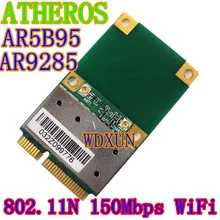 Беспроводной WI-FI Половина Mini PCI-E плата Atheros AR5B95 AR9285 BGN PCI-E 802.11b/g/n WI-FI сети сетевая карта