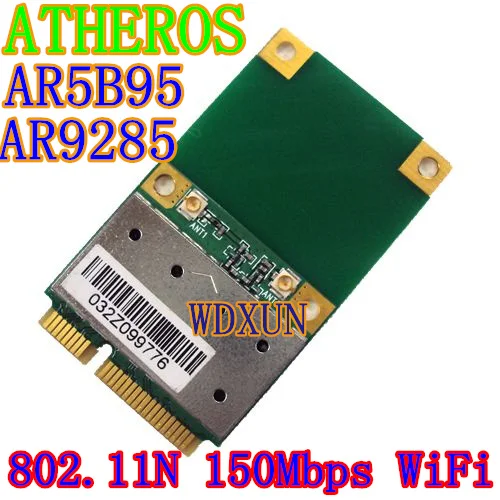 Беспроводной WI-FI Половина Mini PCI-E карты Atheros AR5B95 AR9285 BGN PCI-E 802.11b/g/n WI-FI сети Express Card