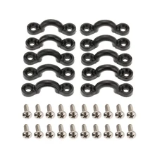 10 шт./компл. C-образная лодка каяк нейлоновая Натяжная галстук вниз Pad глаз с 20 винтами для лодки петли палуба набор оснащения лодка каяк аксессуары