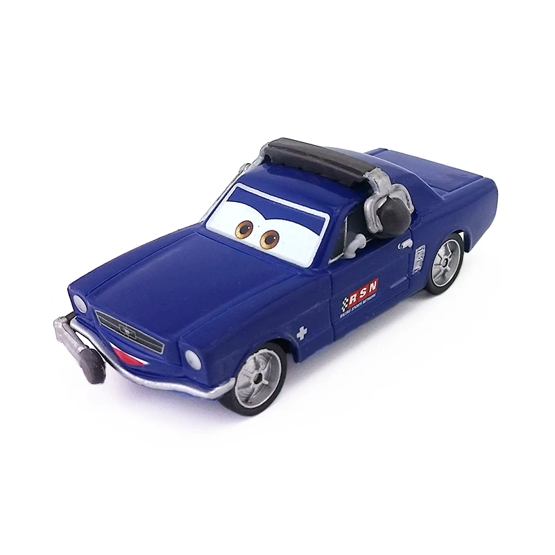 Disney Pixar Cars Brent Mustangburger с гарнитурой металлический литой под давлением игрушечный