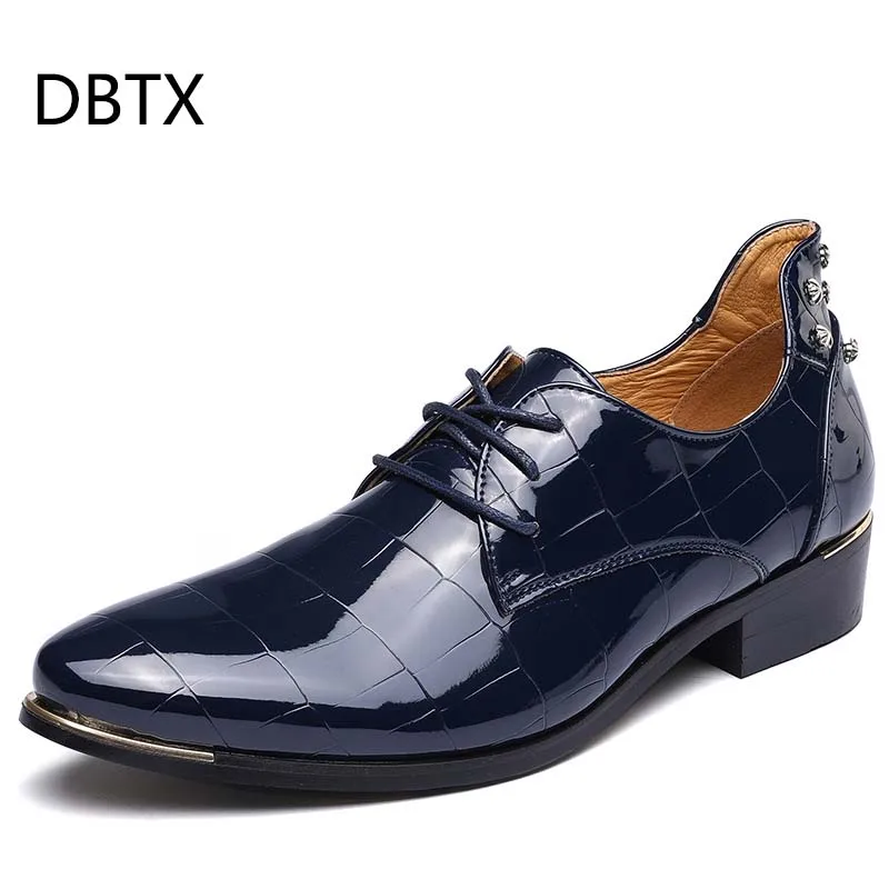 

Men's Shoe Leather Dress Oxford Business Formal Shoes Man Wedding Office Simple Style Quality Men Shoes Lace-up Size 38-48 638