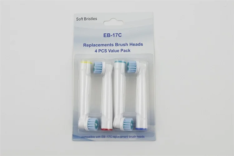 

DHL Shipping 4pcs=pack Replacement Precision Clean Electric Toothbrush Heads EB-17C Fit For B Oral Electric Toothbrush