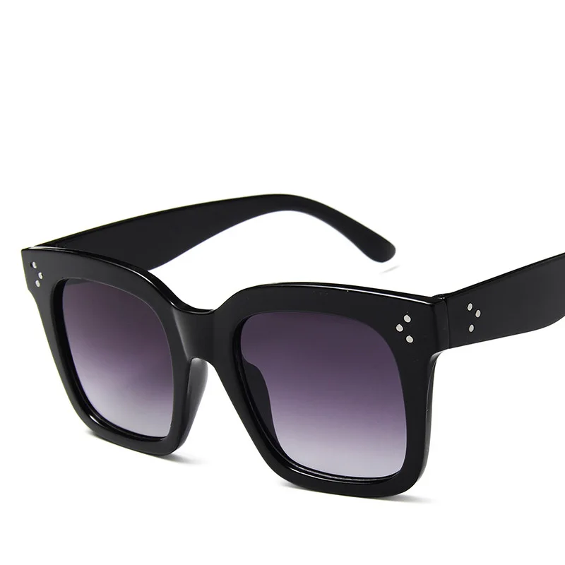 Retro lady sunglasses brand for women trend big frame leopard color glasses outdoor Square border popular multicolor famous|Women