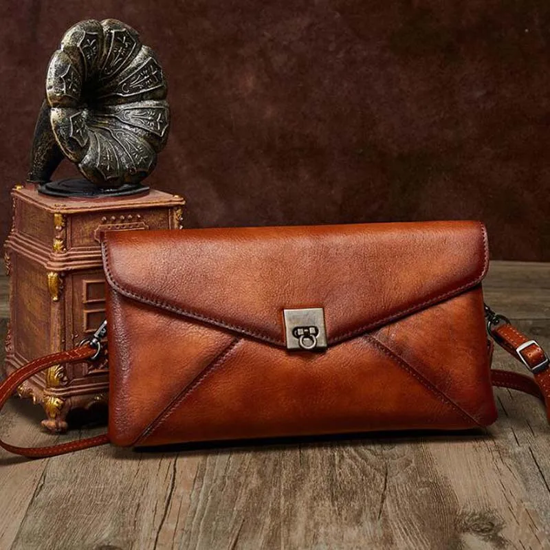 

Crossbody Bags for Women Vintage Genuine Leather Rendering Shoulder Bags Euro Brand Style Messenger Purse Bags