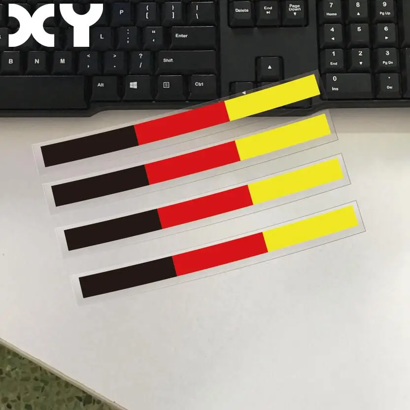 

Car Styling Car Accessories Reflective Type Germany Flag Car Stickers Decals Vinyl Film Motorcylcle Drop Shipping