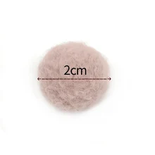 50pcs/lot 2cm Fur Ball DIY Handmade Ornament For Home Wedding Decoration Accessories MOMLOVEDIY d015 diy 11 50pcs lot