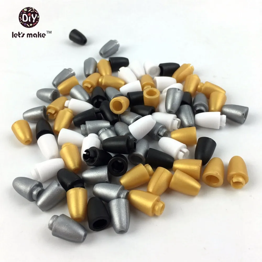 Let's Make Plastic Breakaway Clasps Safety Clasp 100pc Teething Necklaces Bracelet Jewelry DIY Beads Stroller Accessories 3