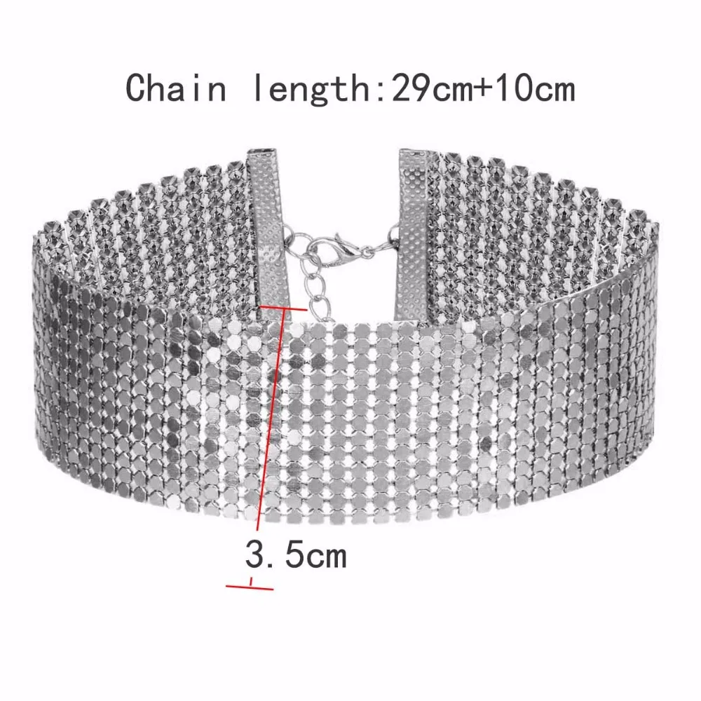Новые женские шикарные шишки Ширина 3,5 см воротник ожерелье колье s украшения на день рождения, свадьбу Чокеры Ketting NR3660-NR3662