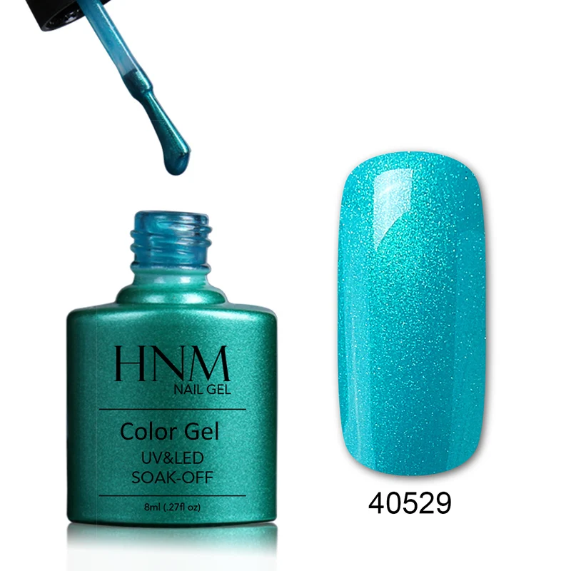HNM 8 мл замачиваемый УФ гель лак для ногтей Гель-лак краска геллак 79 цветов Гибридный лак Полупостоянный Лаковая Печать Эмаль - Цвет: 40529