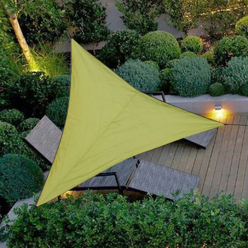 3/4/5/6 m sombra pesada vela sol dosel cubierta exterior trilateral jardín toldos impermeables paño parasol de verano para coche