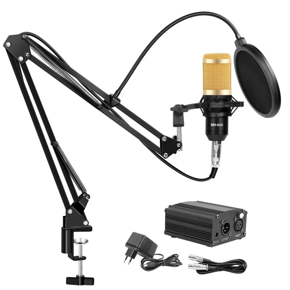 bm800 Studio Microphone Kits Professional Condenser Karaoke Microphone
