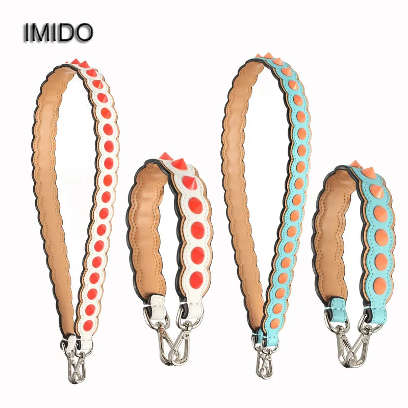IMIDO 90cm long Women replacement straps Genuine leather