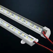 10 полосы Гриль свет бар паз жесткий шкаф витрины 72 светодиодный 7020 DC12V