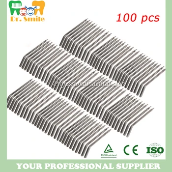 

100PCS Dental Air Water Spray Three-way Syringe Nozzles & Tube Tips