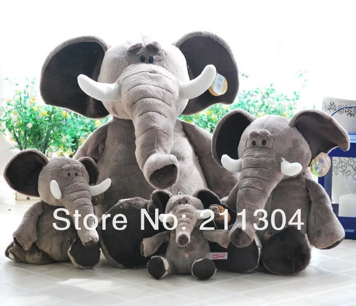 Размеры L- приятно высокое качество прекрасный слон плюша Игрушечные лошадки 50 см кукла ci детей Рождество подарки на день рождения
