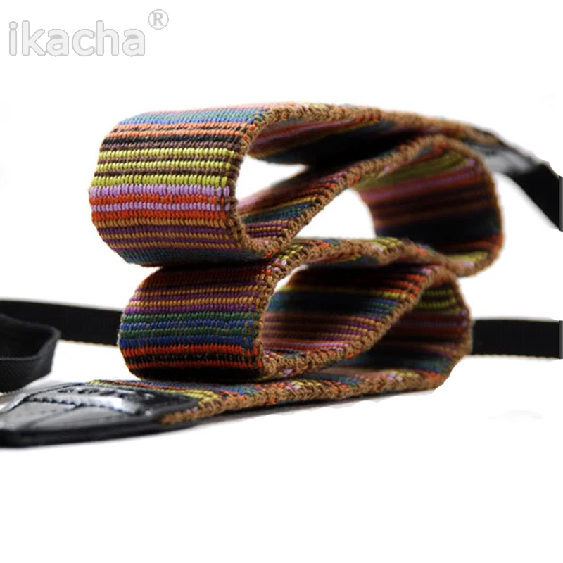 Vintage Camera Strap Shoulder Neck Strap Antislip Belt Durable Stripe (9)