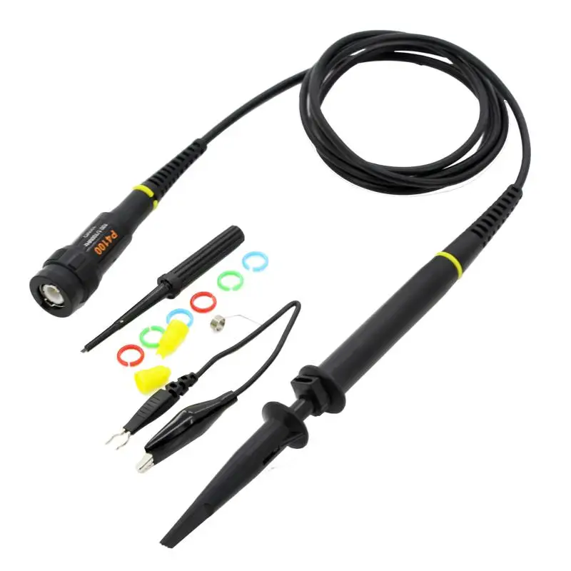 

P4100 High Voltage Oscilloscope Probe 2KV 100:1 100MHz Alligator Clip Test Probe