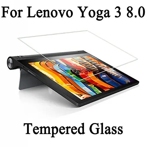 Чехол funda Yoga Tab 3 8,0 дюймов для lenovo Yoga Tablet 3 8, тонкий Чехол-книжка для lenovo Yoga Tab 3 Tab3 8 850f YT3-850F 850M - Цвет: Glass NOT free GIFT