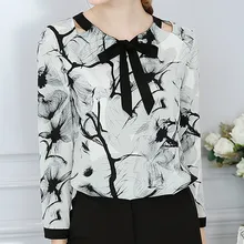 Chiffon Blouse 2019 Women Work Office Long Sleeve Solid Chiffon Blouse Tee Shirt Top