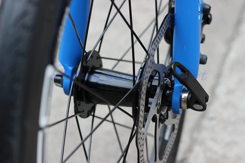 Cheap JAVA LIMIITED CL 20" Minivelo Bike Hydraulic Disc Brake Uniex High Quality Urban 406 City Mini velo Bicycle 18 Speed Blue 7