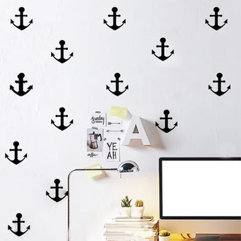 

Little Anchor Wall Stickers for Kids Rooms Wall Decals Removable DIY Wall Art Decor Sticker Poster Wallpaper for Living Room