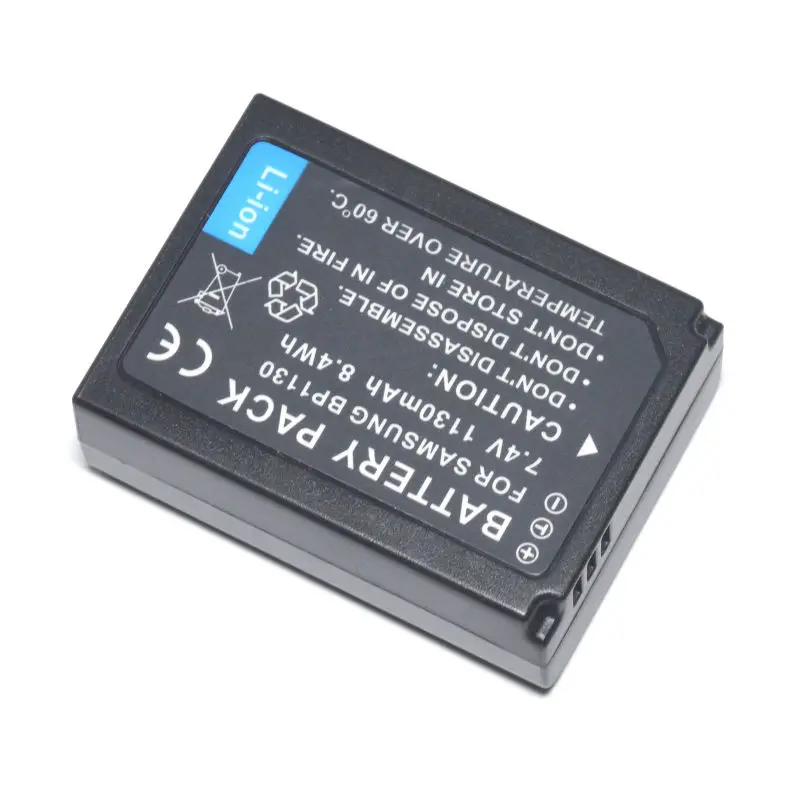 Аккумулятор BP1030 BP1130 2 шт. для камеры Samsung NX1000 NX1100 NX200 NX2000 NX210 NX300M NX300 NX310 NX500|camera battery for