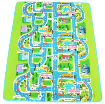 

Kids Car Road Track Children Play Mat Pad Rug Lego Big 2M x 1.6M + Carry Bag