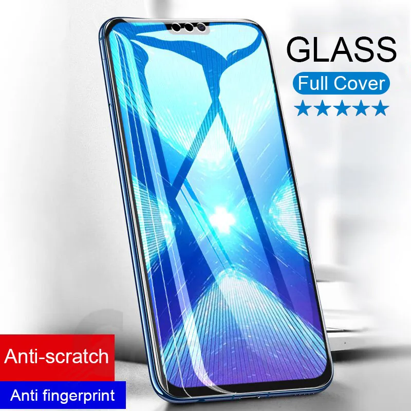 

9D Tempered Glass on the For Huawei Honor 8X 8C 8A 9i 10i 20i V20 V10 V9 Play Note 10 Magic 2 Screen Protector Protective Film