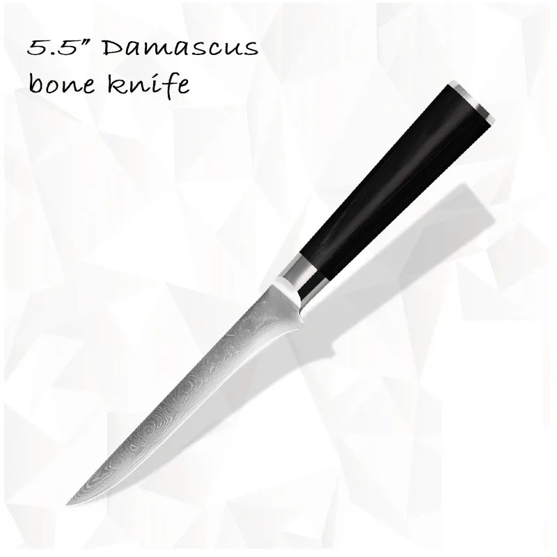 5 5 inch Japanese Damascus kitchen knives super sharp boning knif japanese AUS 10 chef knife