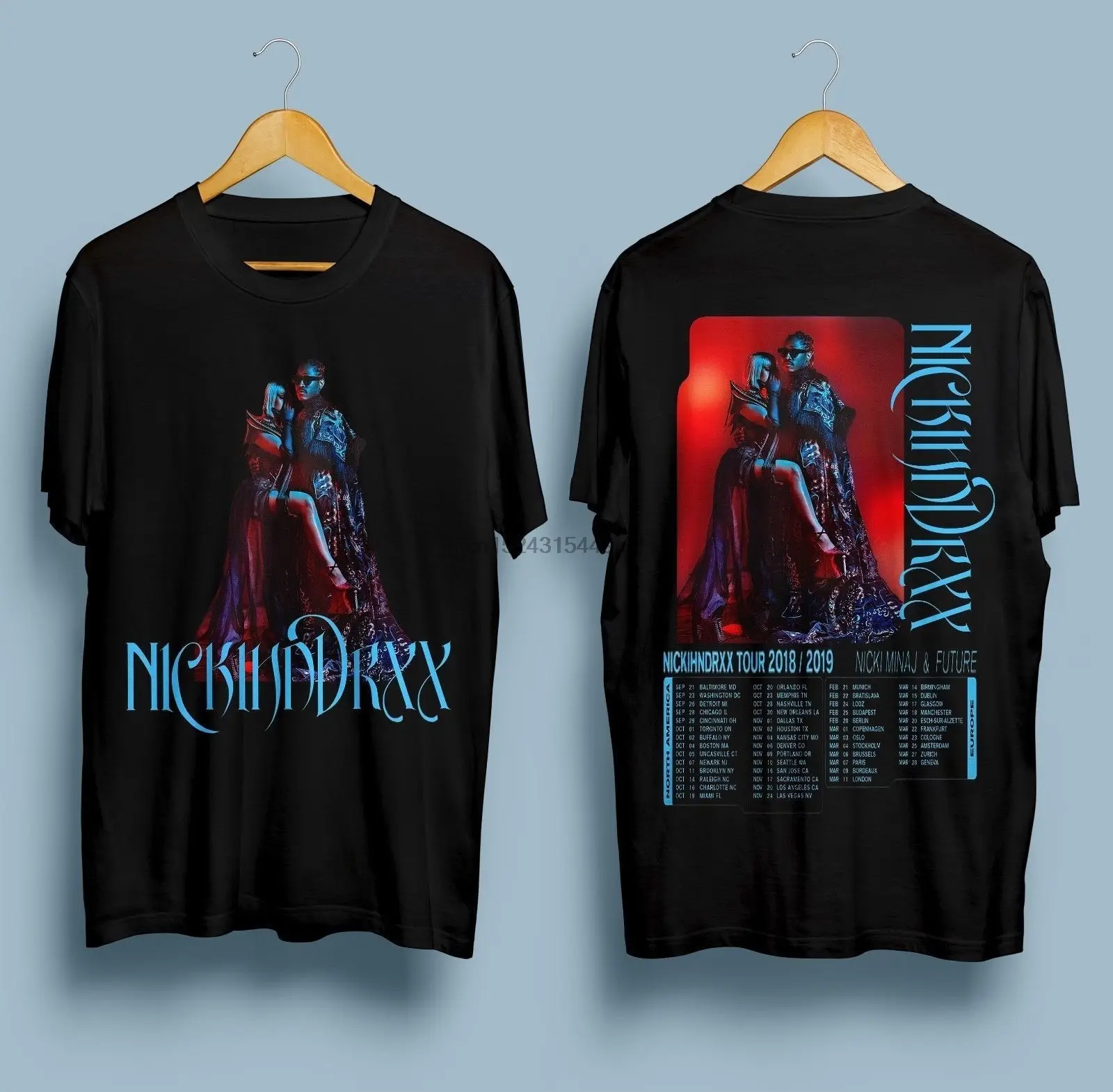 

New Nicki Minaj NICKIHNDRXX Tour Dates 2018 T-Shirt Size S To 2XL