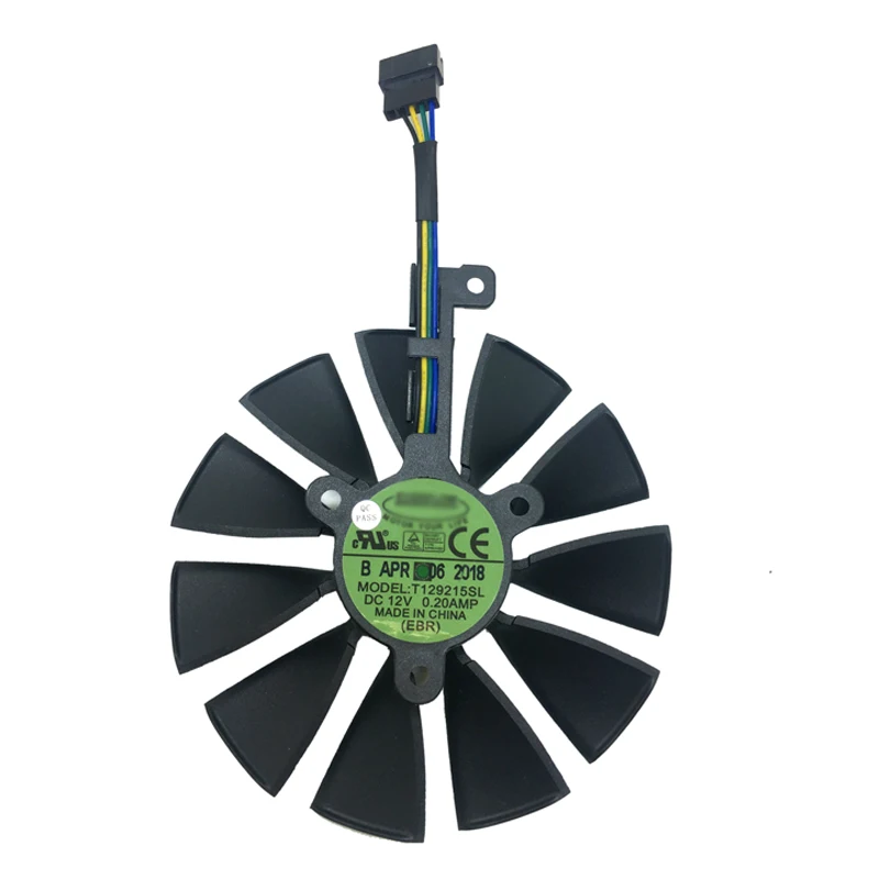 

88mm T129215SL Cooling Fan For ASUS ROG-STRIX-RTX-2070-O8G-GAMING 5Pin Graphics Card Cooler Fan