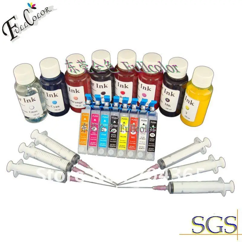T159 Refill Ink Kits Bulk Ink Cartridge with 800ml Inks for Epson R2000 inkjet printer T159 Refill Ink Kits Bulk Ink Cartridge with 800ml Inks for Epson R2000 inkjet printer