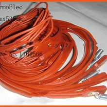 15 мм x 530 мм 40 Вт 220 в тепло силиконовые гибкие hteaters силиконовый нагреватель нагревательный элемент резиновый водонепроницаемый Трубопроводный подогреватель