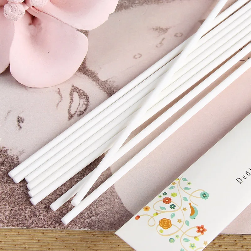 

22cmx3mm White Fiber Rattan Sticks Essential oil Reed Diffuser Sticks for Home Fragrance