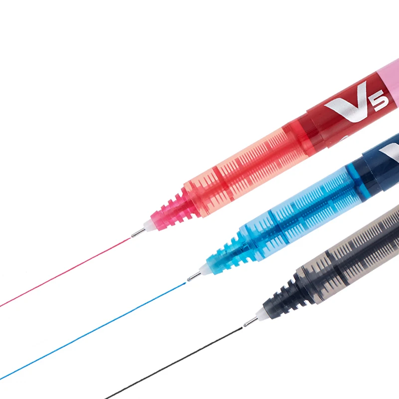 Японская ручка Pilot V5 0 5 мм гелевая с жидкими чернилами Hi Tec Point шариковая для