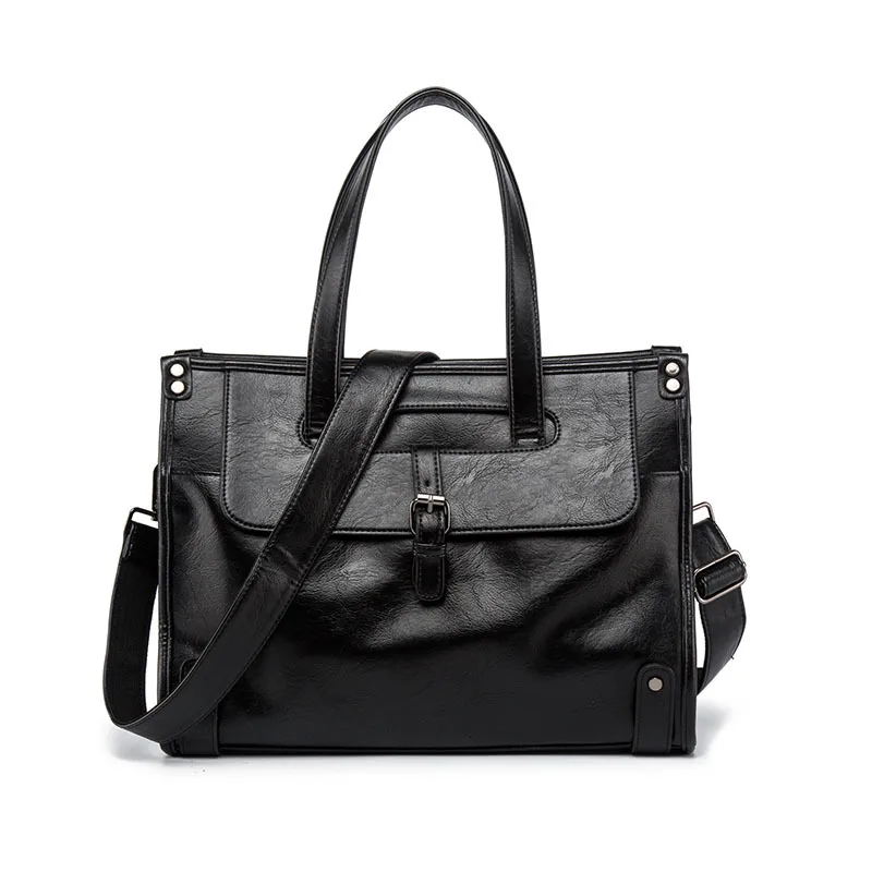 

New Hot Sale Fashion Men's Handbag Trendy Casual Shoulder Crossbody Bag Men's Handcuffs Business Travel Bag Briefcase
